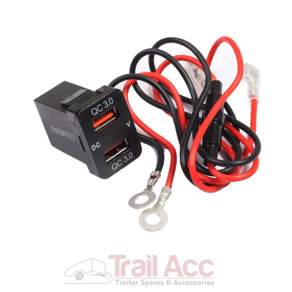 POS_Dual USB & VOLT metre Dual USB & Volt Meter - Revo - Image 1